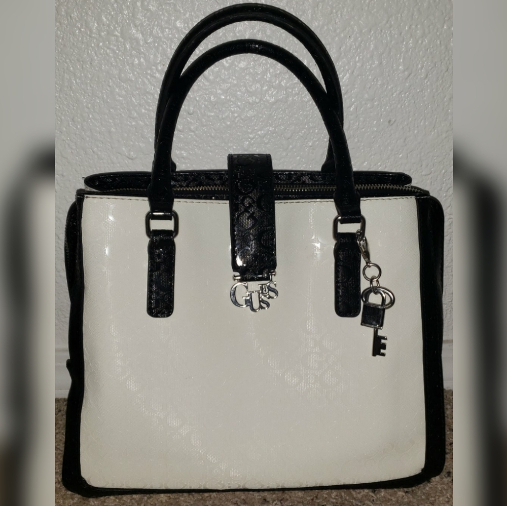 Guess Hemlock Logo Satchel